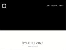 Tablet Screenshot of kyledevine.com